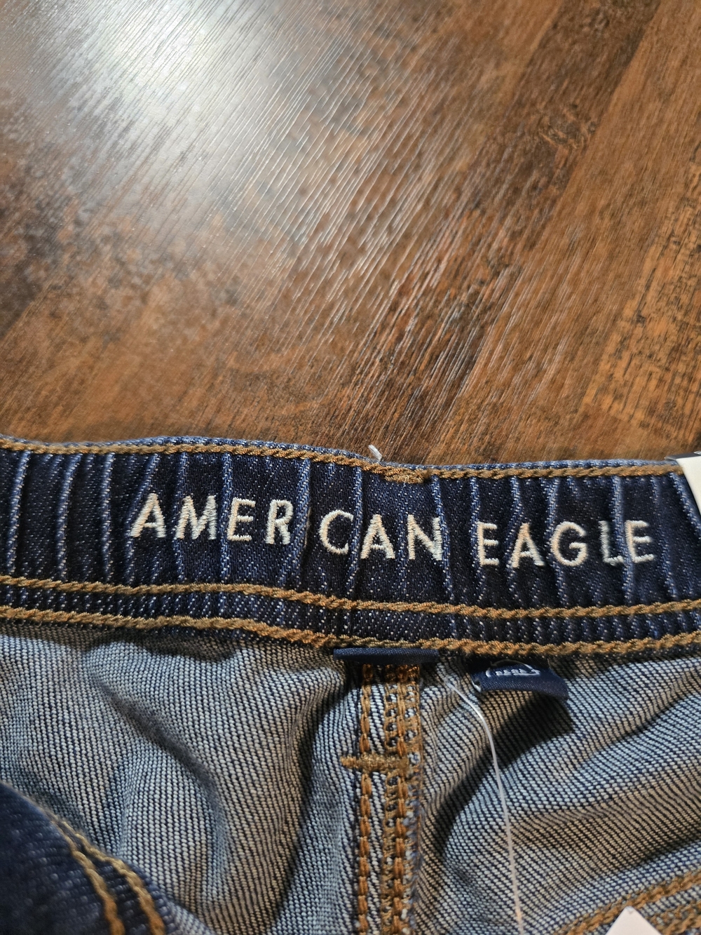 American Eagle Outfitters Men's Dark Blue Jeans